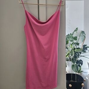 Pink Slip Dress